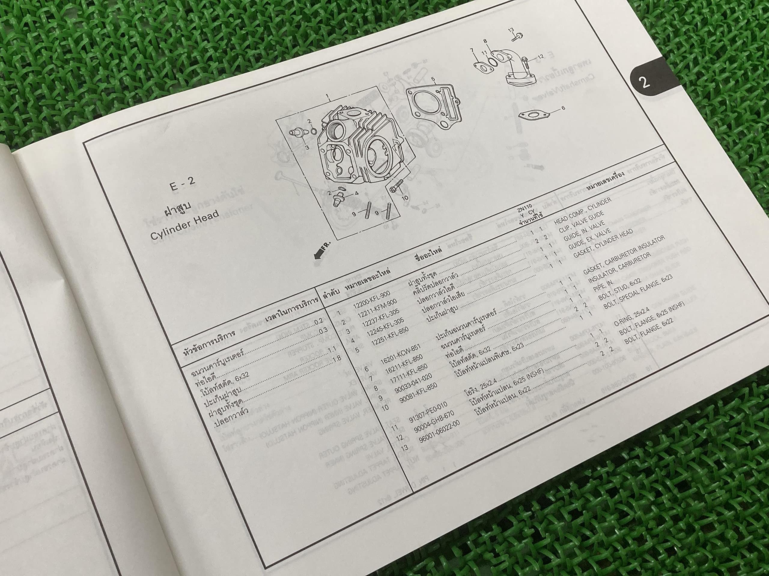 Amazon.co.jp: 中古 ホンダ 正規 バイク 整備書 ナイス110 パーツ
